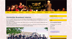 Desktop Screenshot of brassbandvalerius.nl