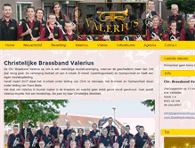 Tablet Screenshot of brassbandvalerius.nl